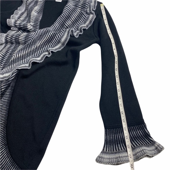 Sabri Ozel Angel Made ITALY sweater Waterfall Cardigan Jacket New w/out tag wool - Picture 4 of 7